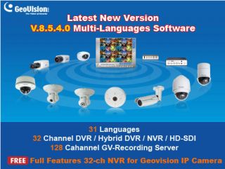   Geovision 32 Channel DVR NVR Software Latest Full Version 8 5