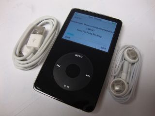   iPod classic 5th Generation Black (30 GB) WITH EXTRAS & FRESH BATTERY