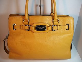 Michael Kors Hamilton E w Tote Bag Marigold Leather