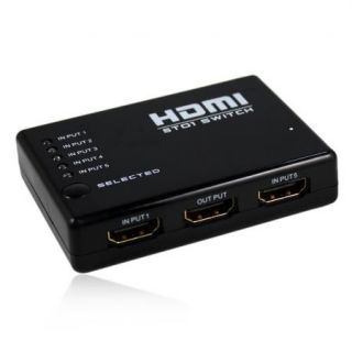 Port HDMI Splitter Switch Switcher Box Selector for HDTV PS3 DVD w 