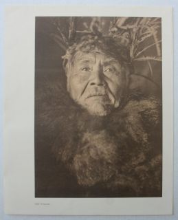 Print Edward s Curtis The Whaler Indian Native American