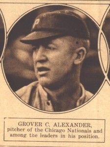 1919 J LG Photo Image Grover Alexander Chicago Nationals