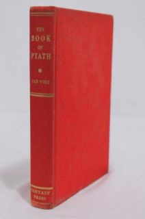 The Book of Ptath A E Vogt Fantasy Press 1947 1st Edition Dust Jacket 