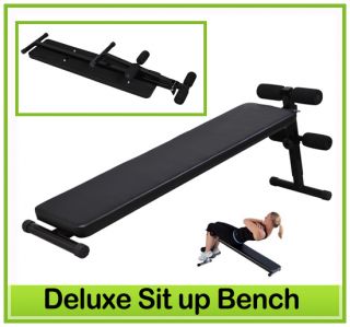   Up Bench Crunch AB Board Slant Fitness Home Gym Exercise Fit