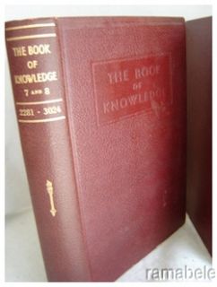 The Book of Knowledge The Childrens Encyclopedia by Grolier 1954 (20v 
