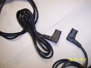  Right angle   3 Prongs Power Cord AC Power CableLine 6FT   Right