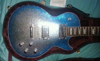 Ace Frehley Gibson Custom Shop Blue Silver Burst Sparkle Les Paul 