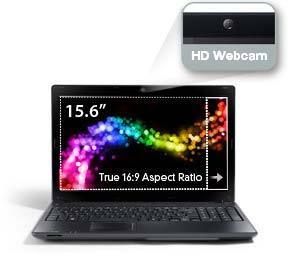 Acer AS5253 BZ609 AMD E 350 1 6ghz 4GB 500GB DVDRW 15 6in LED WEBCAM 