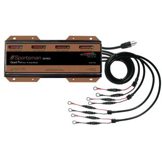 Sportsman Series Dual Pro SS4 4 Bank 10 Amp Battery Charger New