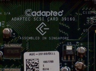 adaptec asc 39160 scsi pci 64 bit dual ultra160 card adaptec asc 39160 