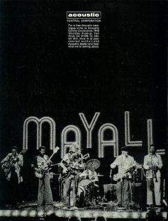 1973 Acoustic John Mayall Bluesbreaker Amplifier Ad