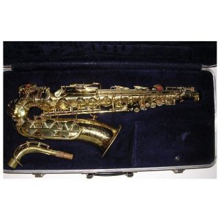 1970 Gold Lacquer Conn Alto Sax Saxophone w Hard Case Serial Number N 