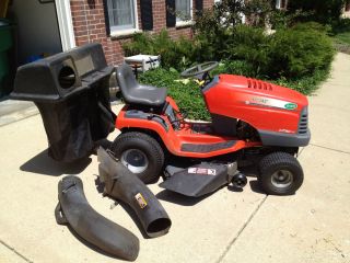 Scotts S1742 Riding Lawn Mower and Accessories