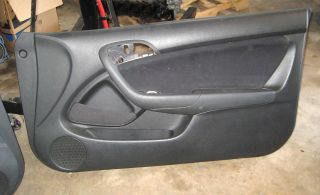 Acura RSX Front Door Panel Pair Black Left Right