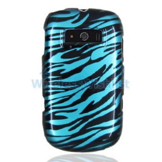  Zebra Hard Skin Case Cover for Verizon ZTE Adamant F450 Phone