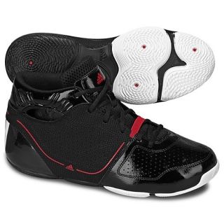 Men s adidas Sport Basketball Thorn LT Shoes Black White Univ Red