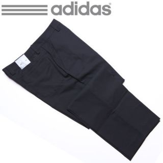 Adidas ClimaLite Mens Textured 5 Pocket Golf Pants Trousers Black 