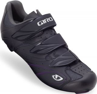 Giro Womens Cycling Shoes Sante Black Plum Road Bike New 2013 Spin 