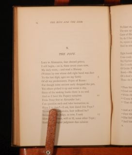 details a decorative collection of robert browning s poetry including 