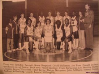 1981 Male Yearbook Louisville Kentucky Winston Bennett