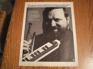 1967 Hohner Melodica Large Ad Musician Al Hirt with Trumpet
