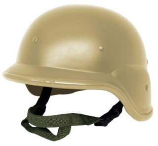 Airsoft Paintball SWAT Tactical PASGT M88 Helmet Plastic Tan NEW