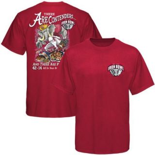 Alabama Crimson Tide 2011 Iron Bowl King Score T Shirt Crimson
