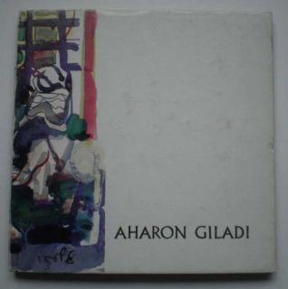 Aharon Giladi Signed Book Include Giladi Self Portrait Signed drawing 