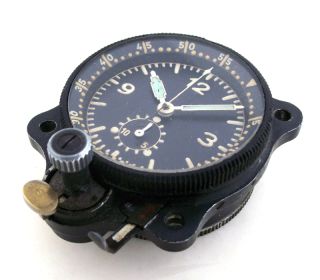 J30BZ Chronograph WW2 Aircraft Clock Easel Valjoux Breguet Junghans 