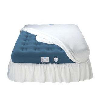   Raised Queen Inflatable Air Bed Mattress Signature Comfort