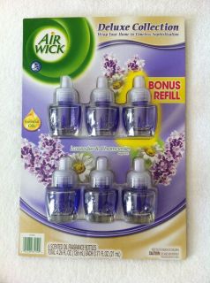 Air Wick Deluxe Collection Lavender Chamomile 6 Fragrance Refills