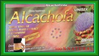 ALCACHOFA (ARTICHOKE) 60 Ampoules Plastic TWO BOXES GN+VIDA ORIGINAL 
