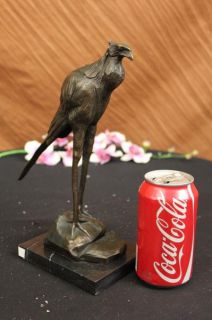 Bird Statue Bronze Sculpture Signed R Bugatti Figure