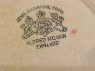 Royal Ironstone China Alfred Meakin England Saucer