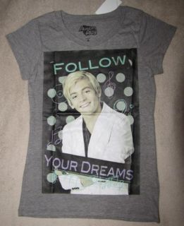Disney Austin and Ally Follow Your Dreams s s Fitted Tee T Shirt Sz 10 