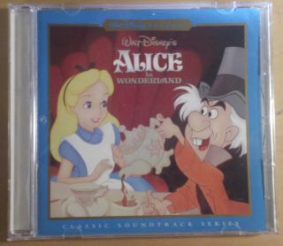 Walt Disneys Alice in Wonderland CD Classic Soundtrack Series Cartoon 