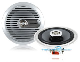 Alpine 6 5 220W Max 2 Way Type s Series Coaxial Marine Cockpit Stereo 
