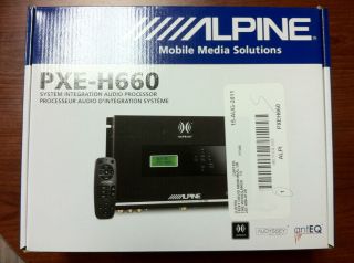 Alpine PXE H660 Car Audio System Processor NEW Purchased and Never 