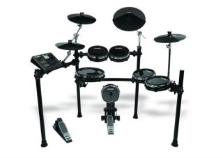New Alesis DM10 Studio Kit Pro 6 Piece Electronic Drum Set w HD Drum 