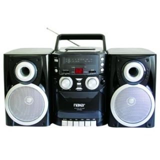    CD Player with AM FM Stereo Radio Cassette Player Recorder Twin
