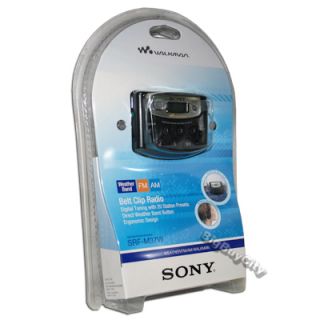 Sony SRF M37W Walkman Digital Tuning Weather Band Am FM Stereo Radio 