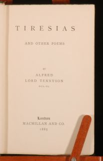 details a first edition second issue of alfred lord tennyson s 