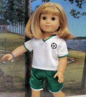 All Colors Soccer Outfit Fits American Girl Doll 18 McKenna