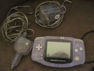 Game Boy Advance Console Lot Games Wall Car Charger Game Cube Advance 