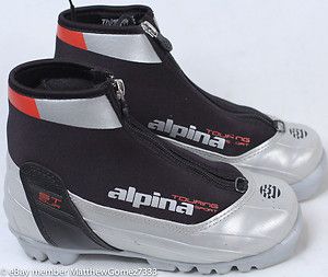 Alpina Touring Sport Cross Country Ski Boots NNN Size 33 w 