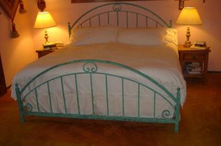 New Wrought Iron Custom Hand Forged Allen Bed Frame