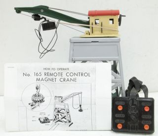 Lionel 165 Operating Gantry Crane with Electromagnet Restored