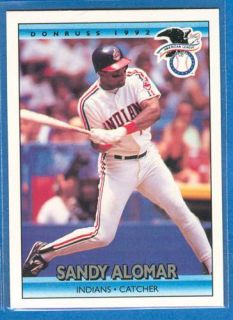 sandy alomar 1992 donruss 29 indians