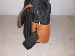 ANDIAMO Bravado Leather Trimmed Ballistic Nylon Luggage Carry On 