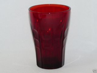 Anchor Hocking High Point Ruby Red Flat Juice Glass